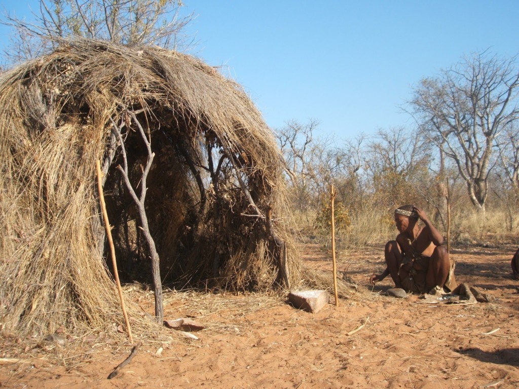 san bushmen shelter